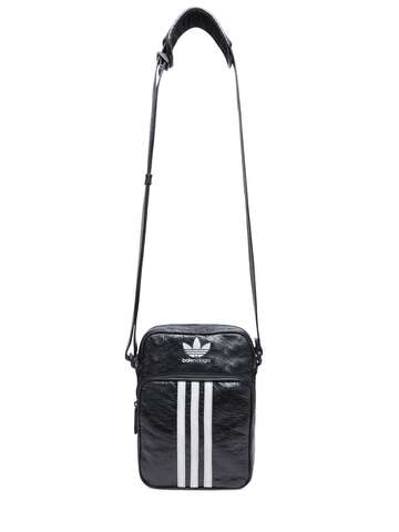 balenciaga adidas crossbody bag in black / white