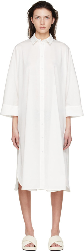 max mara leisure white aurelia midi dress