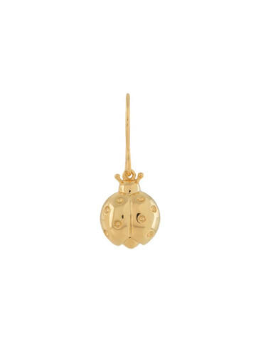 Aurelie Bidermann Aurélie ladybug drop earring in gold