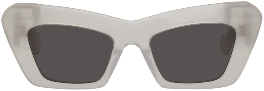 Loewe White Cat-Eye Sunglasses