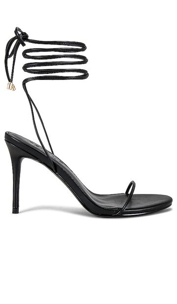 FEMME LA 3.0 Barely There Lace Up Heel in Black in noir
