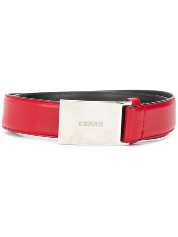 Gianfranco Ferré Pre-Owned 1990s logo buckle belt in red