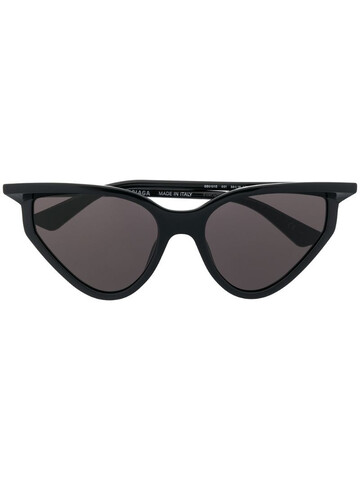 Balenciaga Eyewear cat-eye angled sunglasses in black