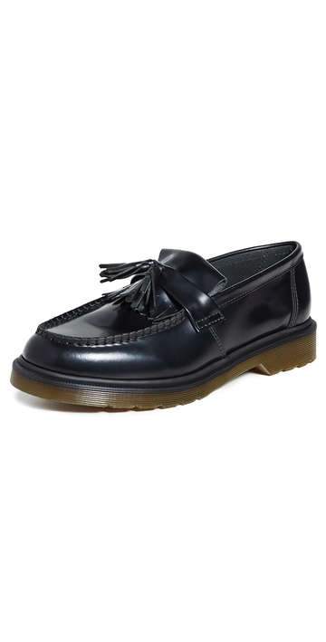 dr. martens adrian tassel loafers black 7