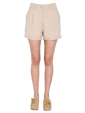 Aspesi Cotton Shorts in beige