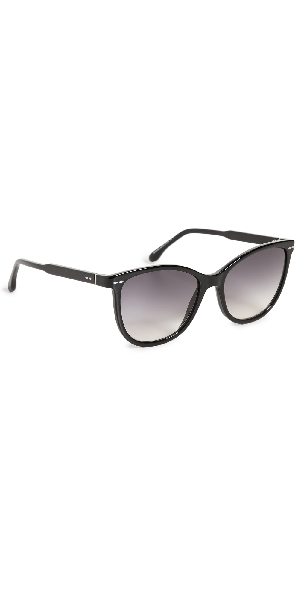 Isabel Marant Rounded Cat Eye Sunglasses in black