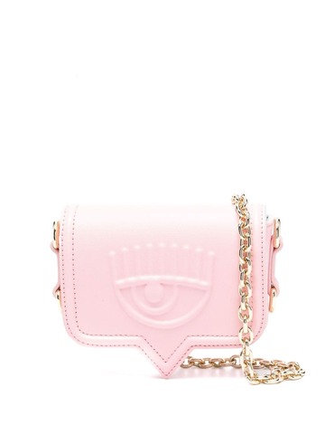 chiara ferragni small eyelike crossbody bag - pink