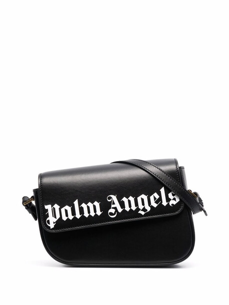 Palm Angels LOGO SHOULDER CRASH BAG BLACK WHITE