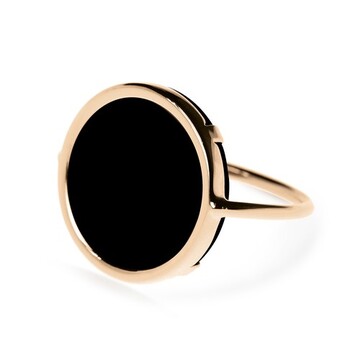 Ginette Ny Onyx ring in black