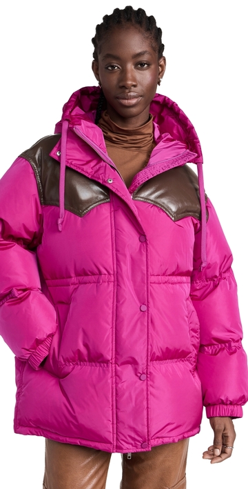 stand studio matterhorn jacket cassis/ebony brown 40