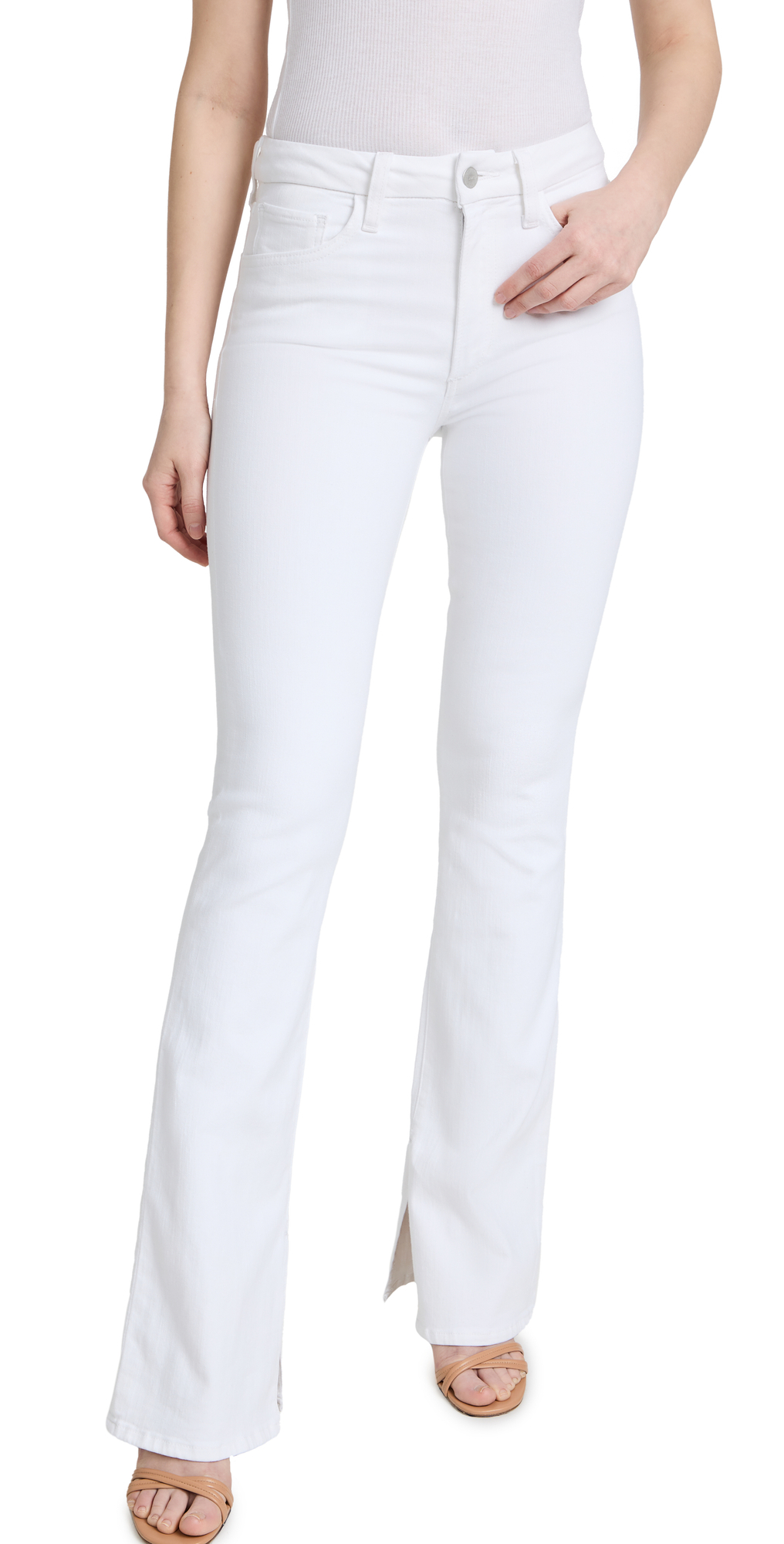 Joe's Jeans The Hi Honey Bootcut Jeans in white