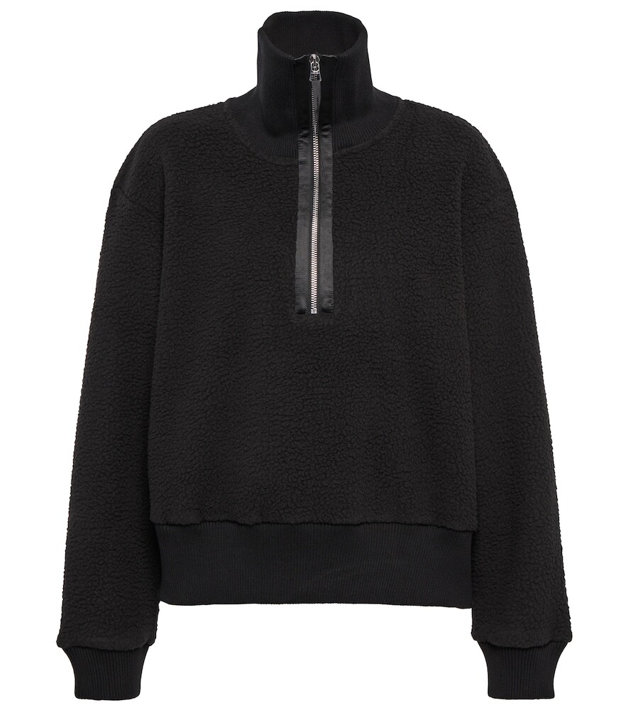 Varley Roselle half-zip sweater in black