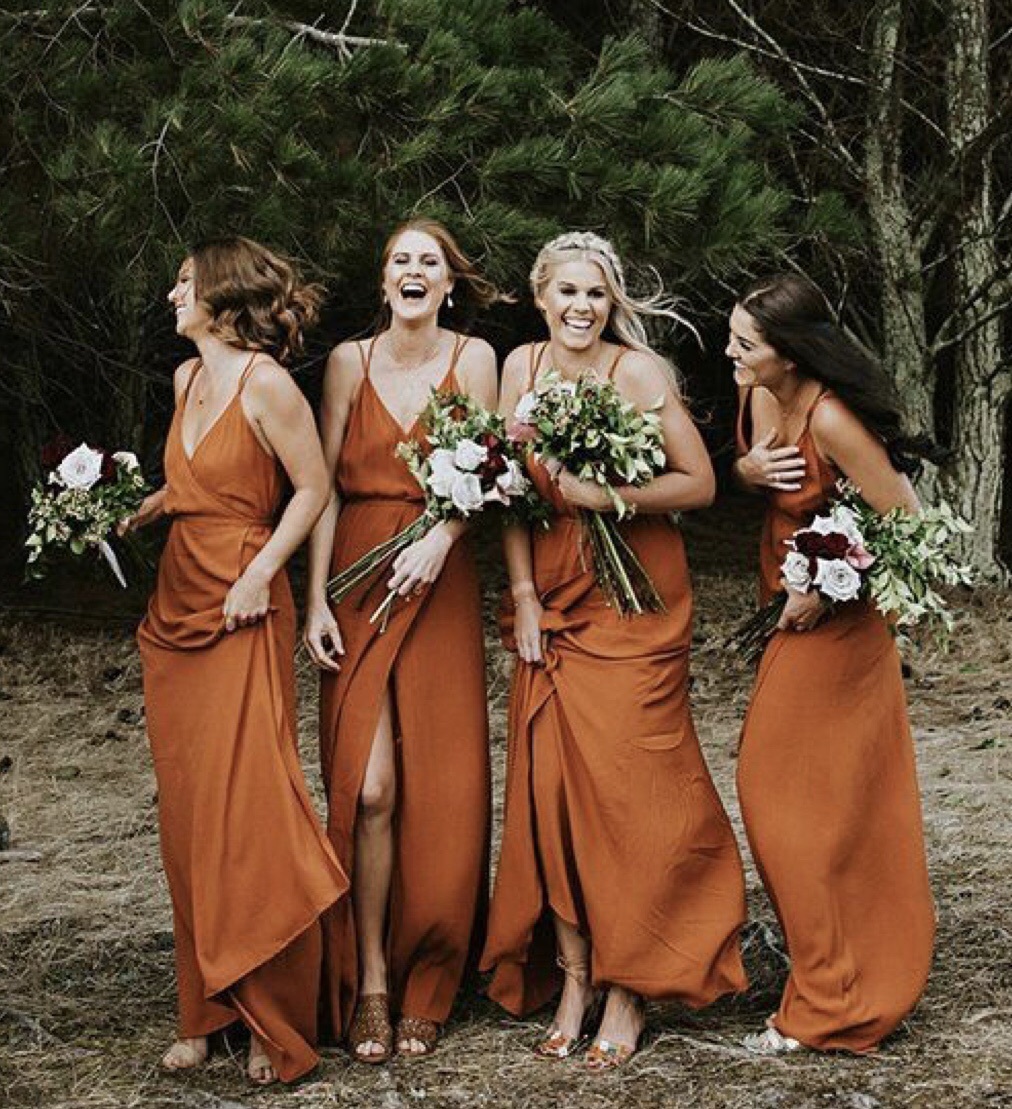 rust bridesmaid dress, OFF 70%,Buy!