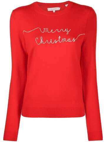 chinti and parker merry christmas sweater - red