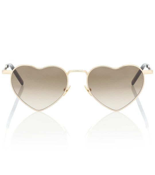 Saint Laurent Heart sunglasses in gold