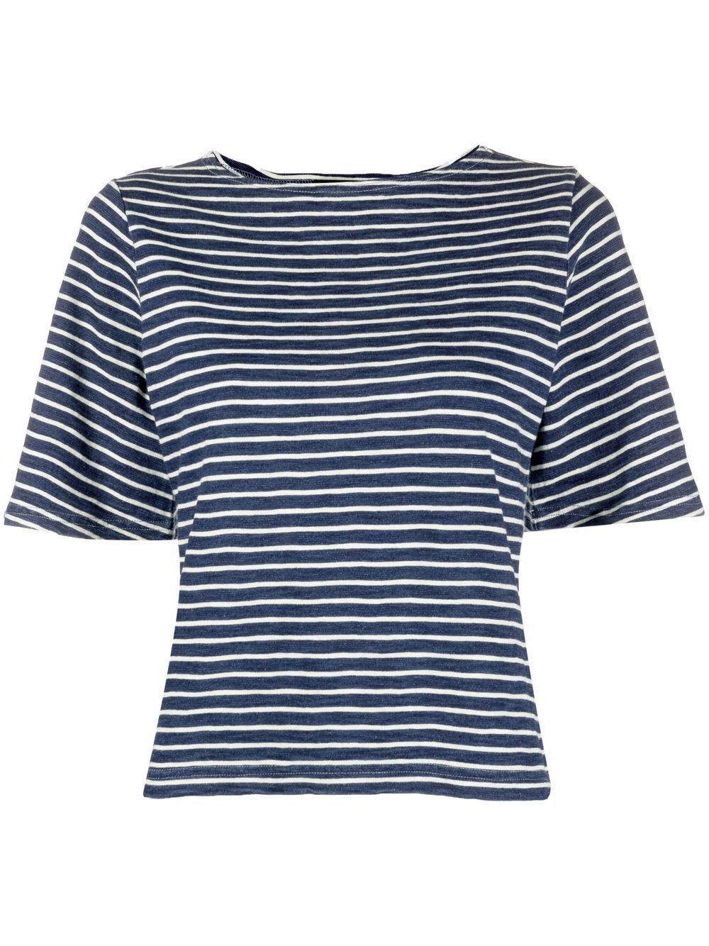 Ralph Lauren RRL striped boat-neck T-shirt - Blue