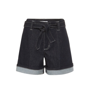 Chloé High-rise denim shorts in blue
