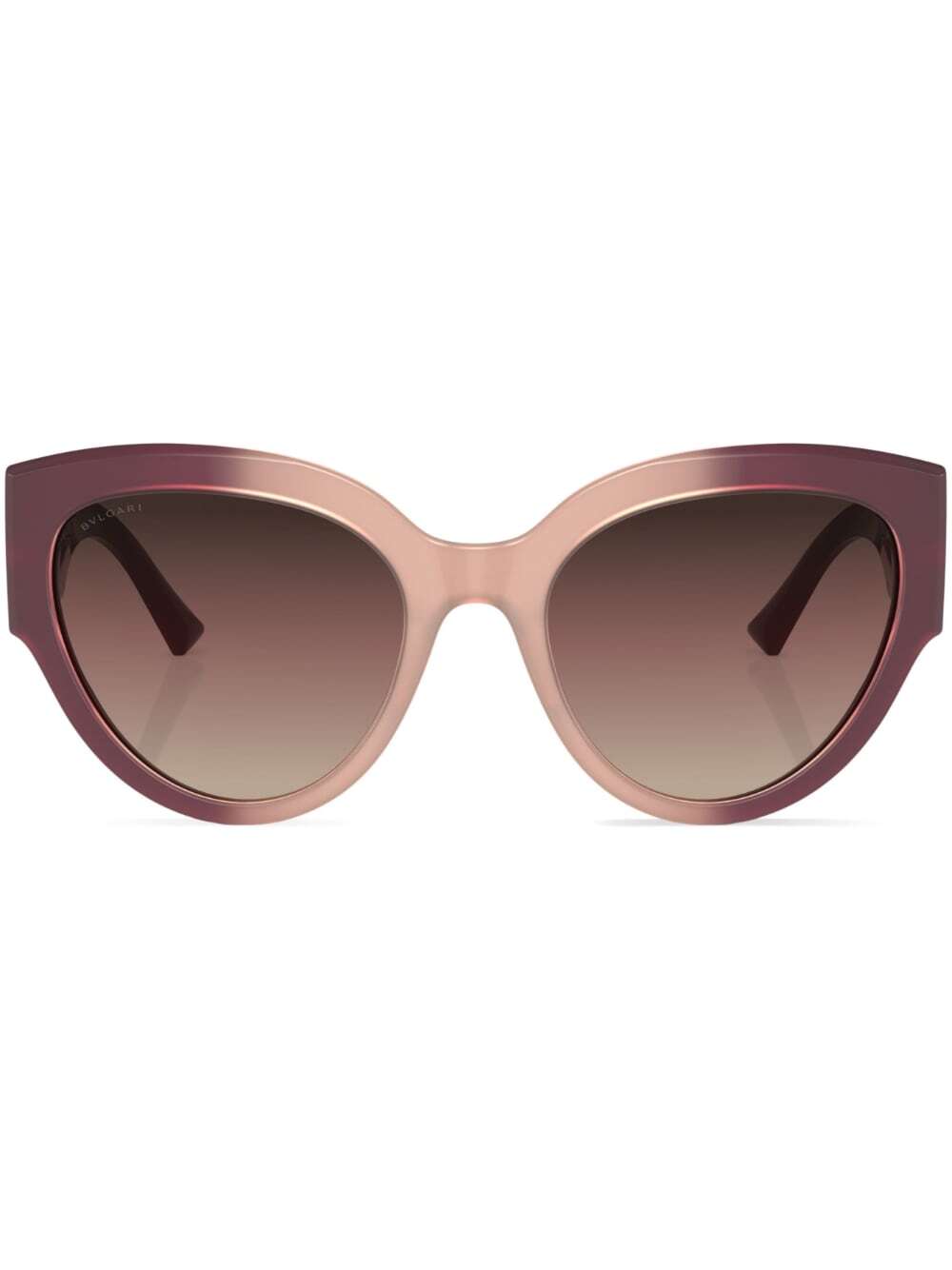 Bvlgari cat-eye frame sunglasses - Brown