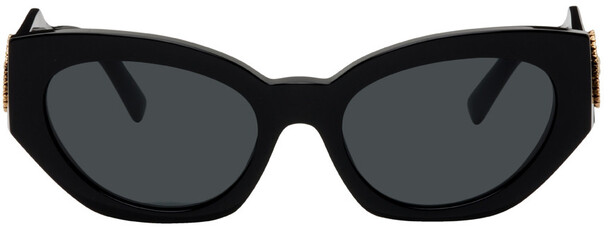 Versace Black Medusa Crystal Sunglasses