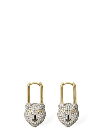 maria black 14kt & diamond teddy earrings in gold