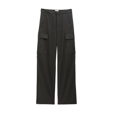 filippa k flannel cargo trousers in anthracite