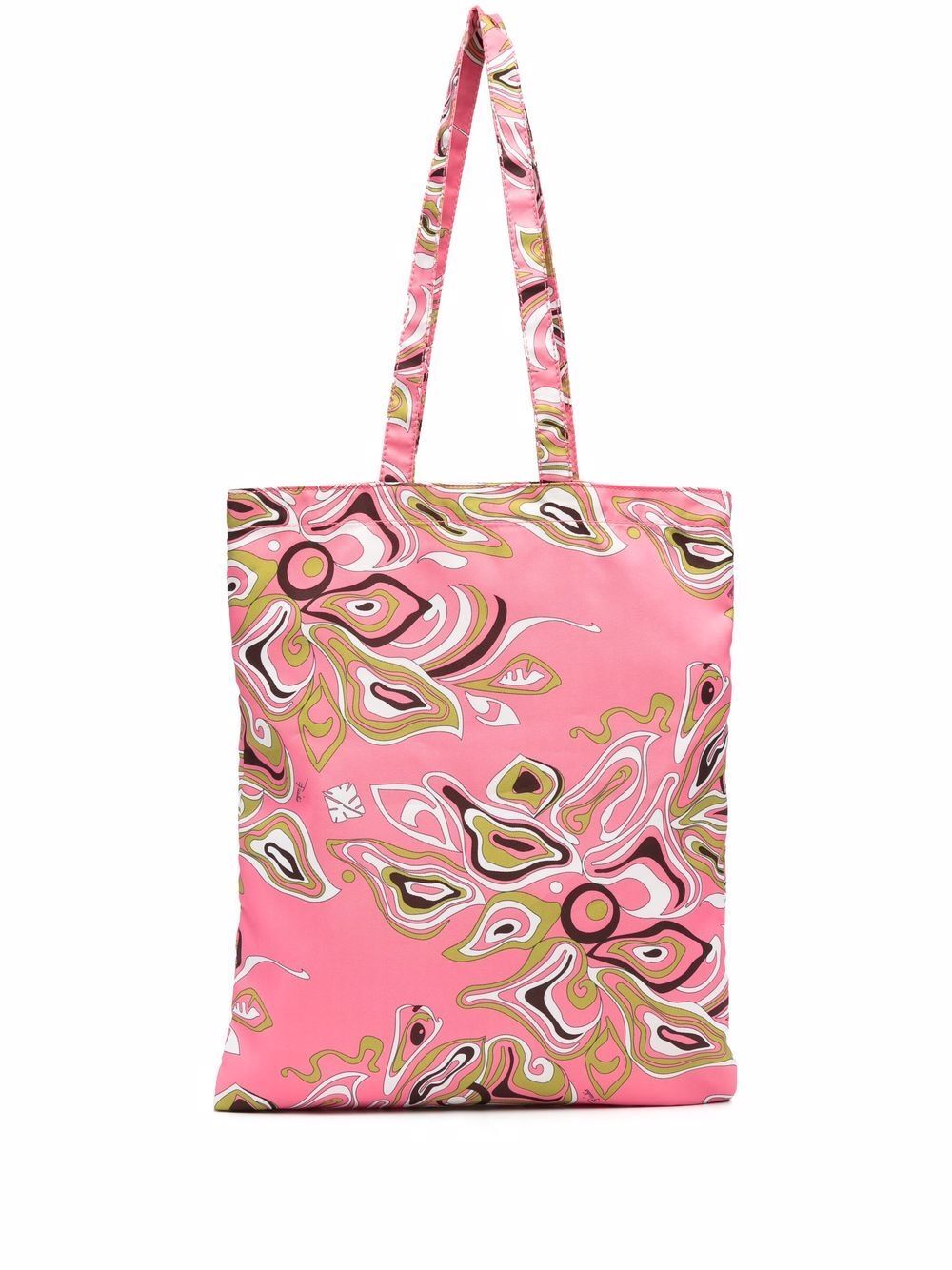 Emilio Pucci Africana-print shoulder bag - Pink
