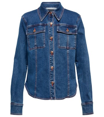 see by chloé denim jacket in blue