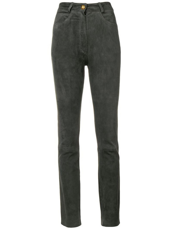 A.N.G.E.L.O. Vintage Cult 1980's suede trousers in grey