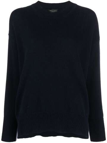 roberto collina long-sleeve knitted jumper - blue