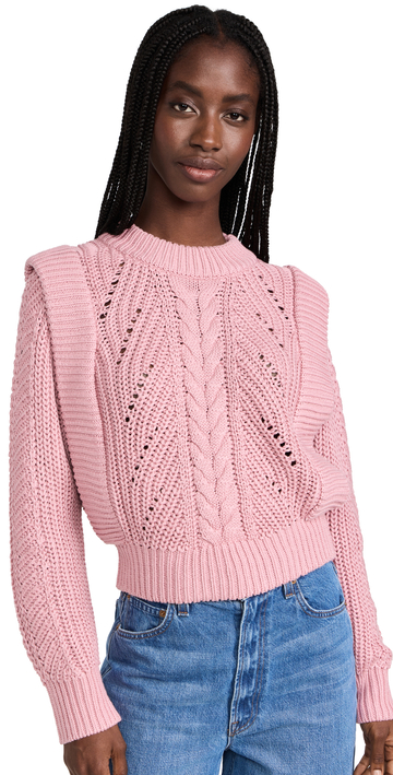 English Factory Knitted Sweater in rose