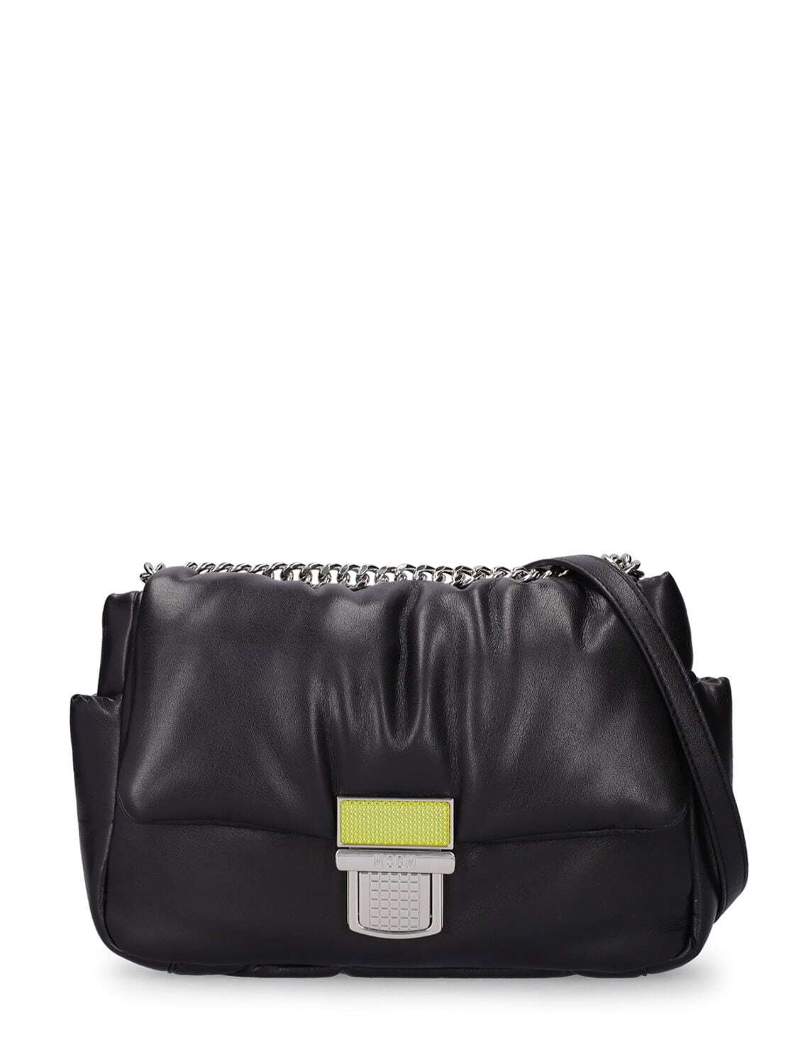 MSGM Padded Shoulder Bag in black