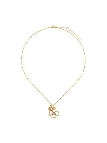 Goossens Talisman clover necklace in gold