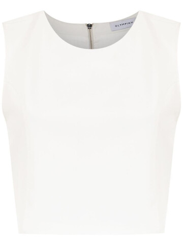 Olympiah Spezzia cropped top in white