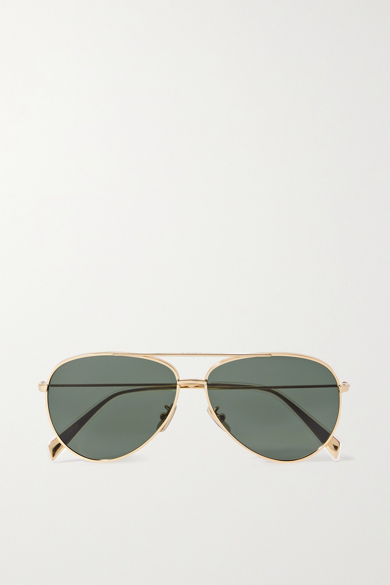 CELINE Eyewear - Aviator-style Gold-tone Sunglasses - One size