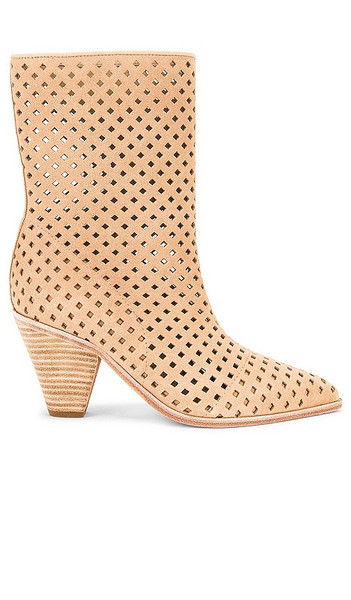 PAIGE Layla Bootie in Beige in sand