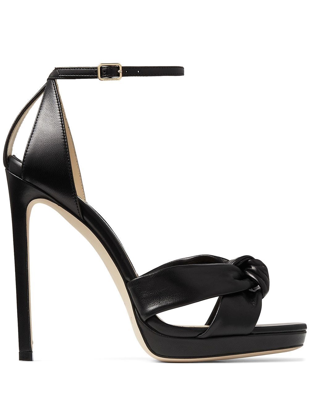 Jimmy Choo Rosie 120mm knotted sandals - Black