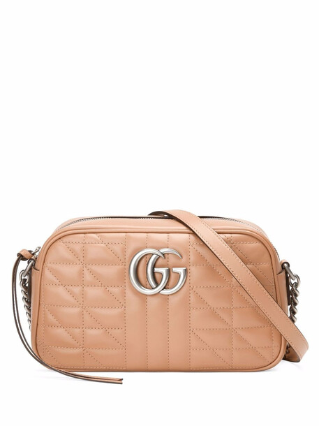 Gucci small GG Marmont shoulder bag - Neutrals
