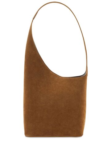 aesther ekme demi lune suede tote bag