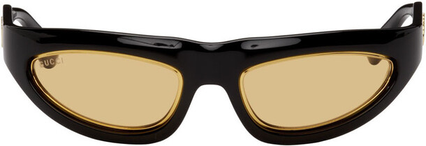 Gucci Black Injection Mask Oval Sunglasses