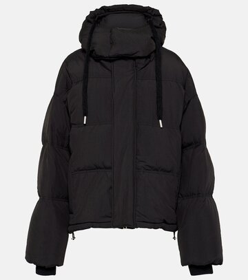 ami paris quilted puffer jacket in black