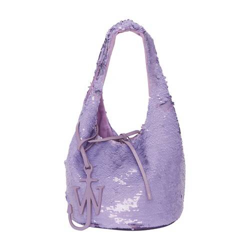 Jw Anderson Mini Sequin Shopper Top Handle Bag in lilac