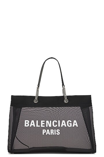 balenciaga large duty free tote bag in black