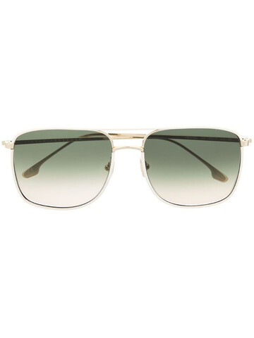 Victoria Beckham Eyewear square-frame aviator sunglasses in white