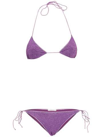 OSÉREE SWIMWEAR Lumière Triangle Bikini in purple