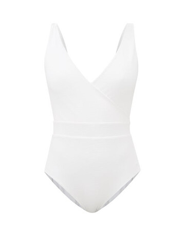 Cossie + Co Cossie + Co - The Ashley V-neck Swimsuit - Womens - White