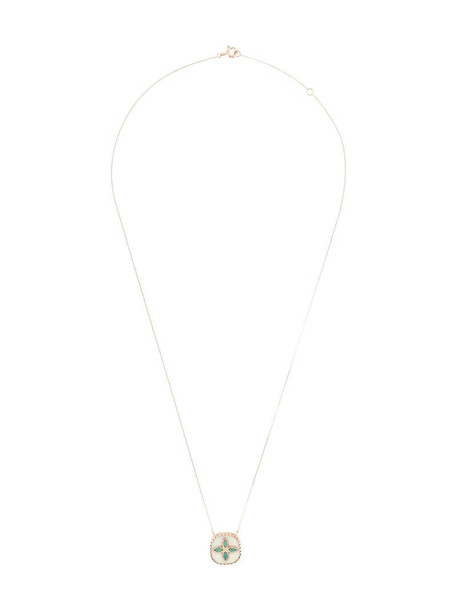 Pascale Monvoisin 9kt rose gold BOWIE TURQUOISE necklace