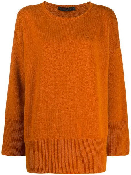 Incentive! Cashmere oversized cashmere jumper in orange