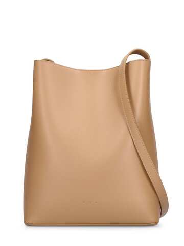 aesther ekme sac bucket smooth leather shoulder bag