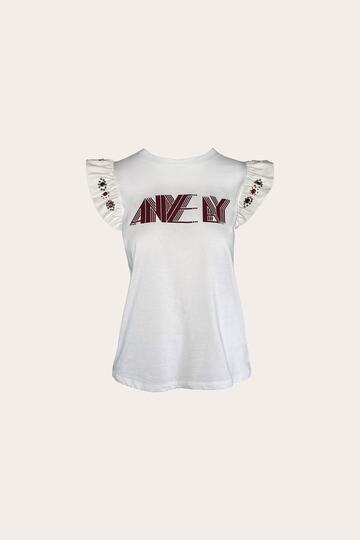 aniye by T-shirt Con Logo Bianca 18523400268 in white