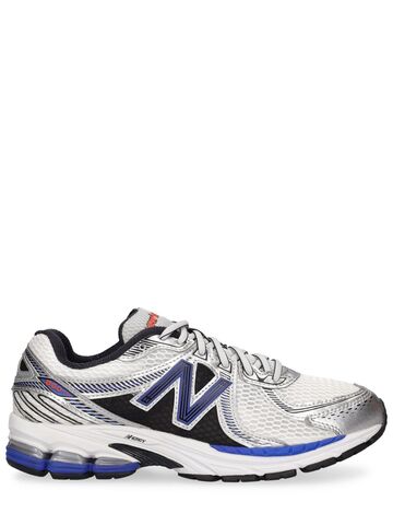 new balance 860 sneakers in blue / silver